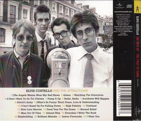 Elvis Costello – The Best Of Elvis Costello - The First 10 Years (Used) (Mint Condition) CD