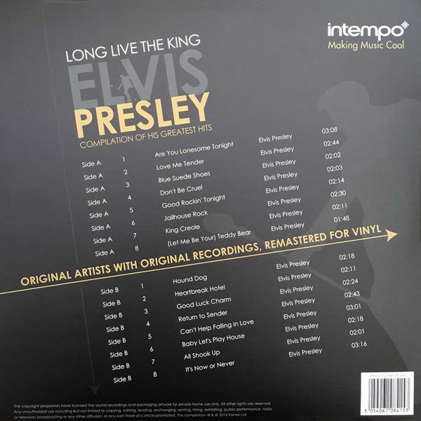 Elvis Presley – Long Live The King (Used) (Mint Condition) Vinyl