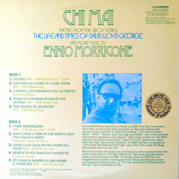 Ennio Morricone – Chi Mai (Used) (Mint Condition) Vinyl