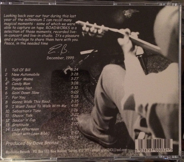 Eric Bibb – Roadworks (Used) (Mint Condition) CD