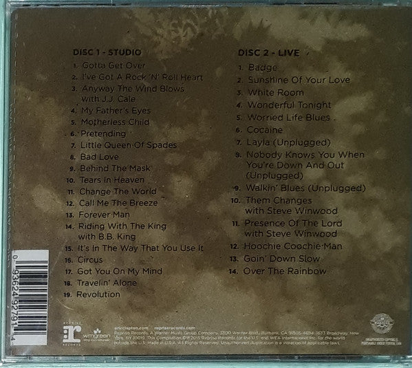 Eric Clapton – Forever Man 2 Discs (Used) (Mint Condition) CD
