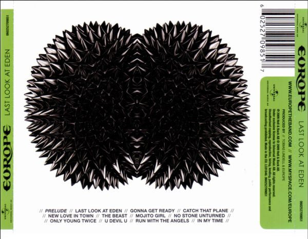 Europe (2) – Last Look At Eden (Used) (Mint Condition) - CD