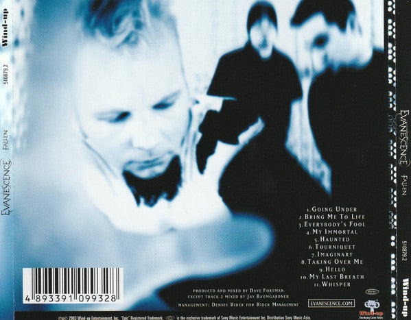 Evanescence – Fallen (Used) (Mint Condition)