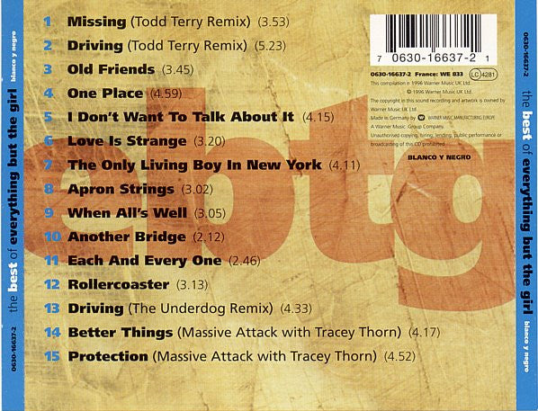 Everything But The Girl – The Best Of Everything But The Girl (Used) (Mint Condition) CD