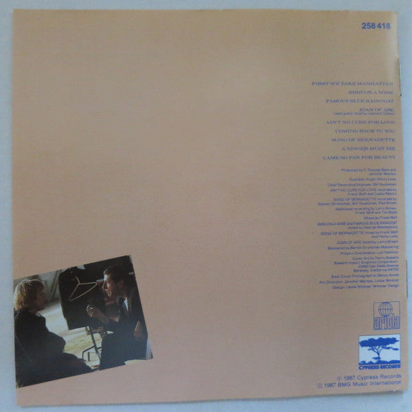 Jennifer Warnes – Famous Blue Raincoat (The Songs Of Leonard Cohen) (Used) (Mint Condition) CD