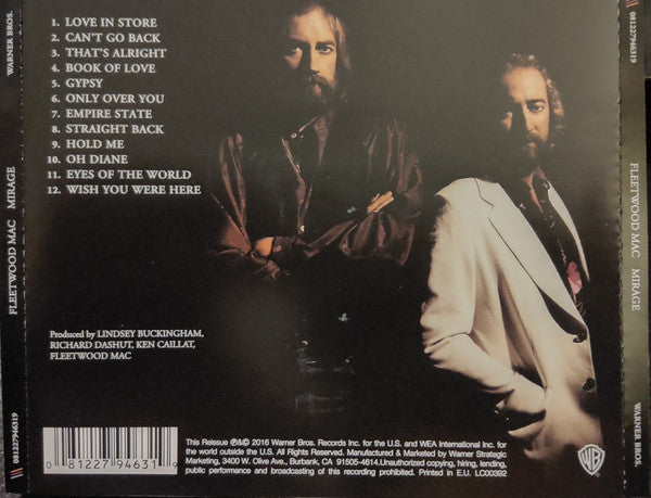Fleetwood Mac – Mirage (Used) (Mint Condition) CD