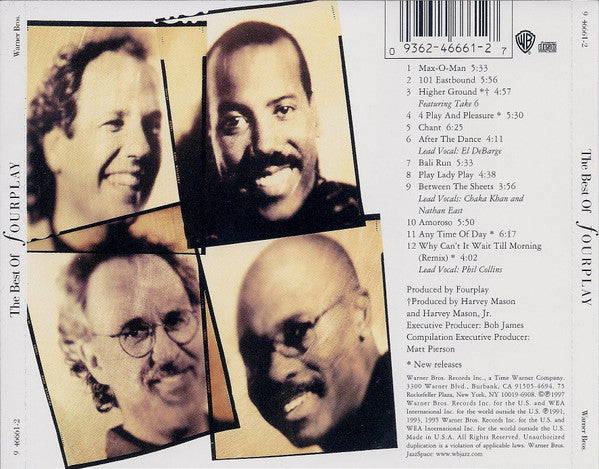 Fourplay (3) – The Best Of Fourplay (Used) (Mint Condition) CD