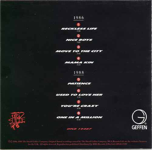 Guns N' Roses – G N' R Lies (Used) (Mint Condition) CD