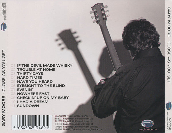 Gary Moore – Close As You Get (Used) (Mint Condition)