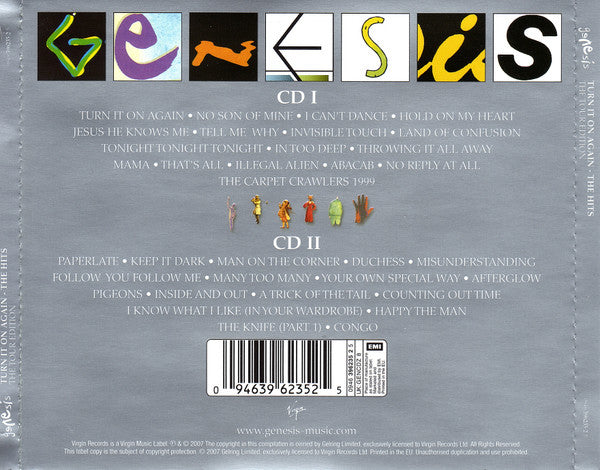 Genesis – Turn It On Again (The Hits) (The Tour Edition) - 2 Discs (Used) (Mint Condition) CD