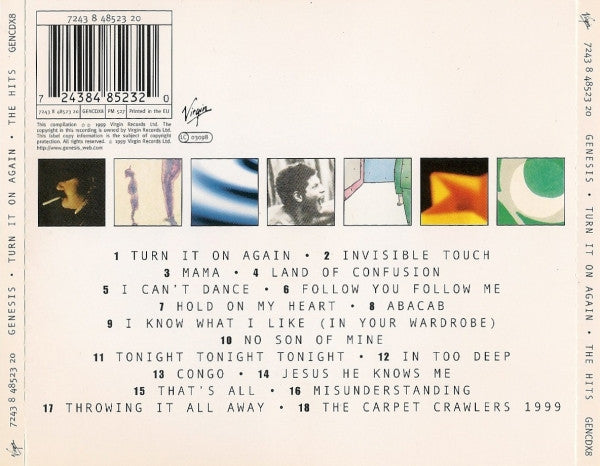 Genesis – Turn It On Again (The Hits) (Used) (Mint Condition) CD
