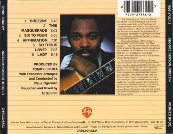 George Benson – Breezin' (Used) (Mint Condition) CD