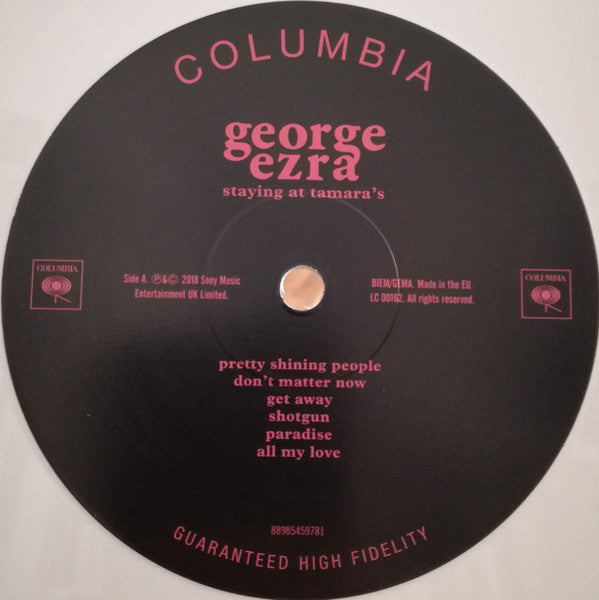George Ezra – Staying At Tamara's (Used) (Mint Condition) CD