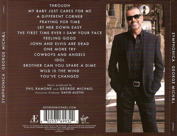 George Michael – Symphonica (Used) (Mint Condition) CD