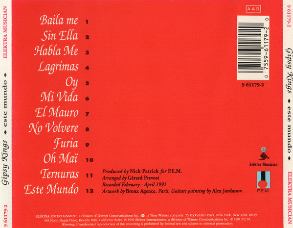 Gipsy Kings – Este Mundo (Used) (Mint Condition)
