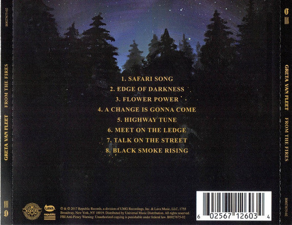 Greta Van Fleet – From The Fires (Used) (Condition) CD