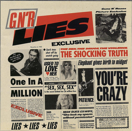 Guns N' Roses – G N' R Lies (Used) (Mint Condition) CD