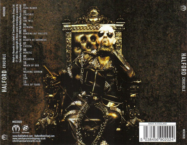 Halford – Crucible (Used) (Mint Condition) CD