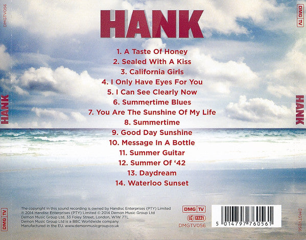 Hank* – Hank (Used) (Mint Condition) CD