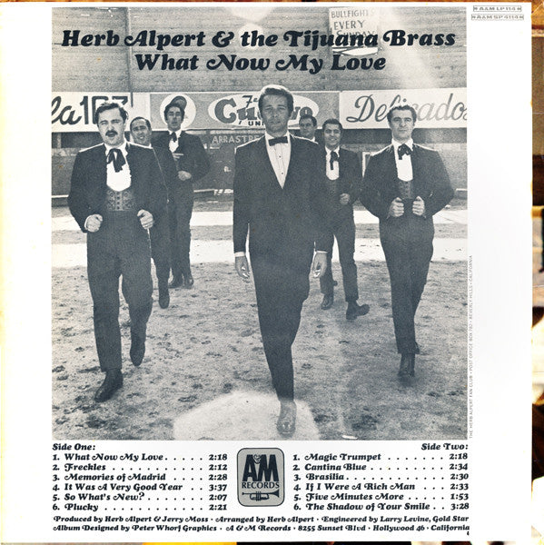 Herb Alpert & The Tijuana Brass – What Now My Love (Used) (Mint Condition)