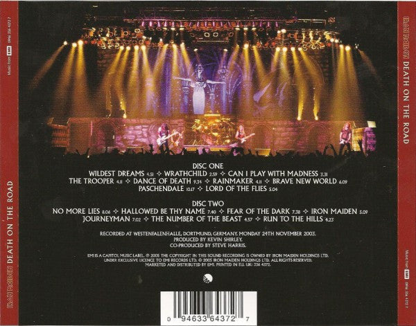Iron Maiden – Death On The Road 2 Discs (Used) (Mint Condition) CD