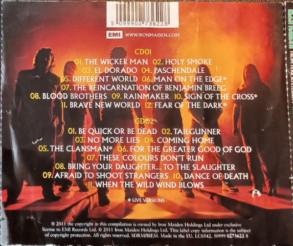 Iron Maiden – From Fear To Eternity - 2 Discs The Best Of 1990-2010 (Used) (Mint Condition)