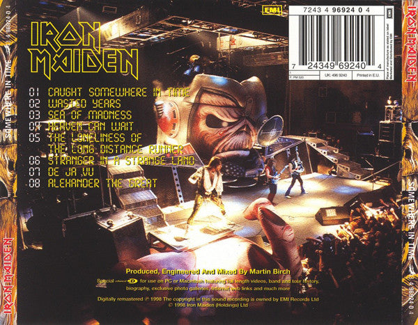 Iron Maiden – Somewhere In Time (Used) (Mint Condition) CD