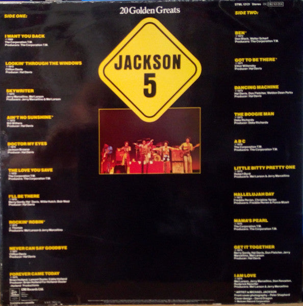 Jackson 5 – 20 Golden Greats (Used) (Mint Condition) - Vinyl