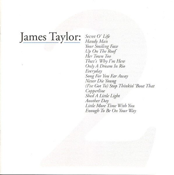 James Taylor (2) – Greatest Hits Volume 2 (Used) (Mint Condition) CD