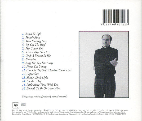 James Taylor (2) – Greatest Hits Volume 2 (Used) (Mint Condition) CD