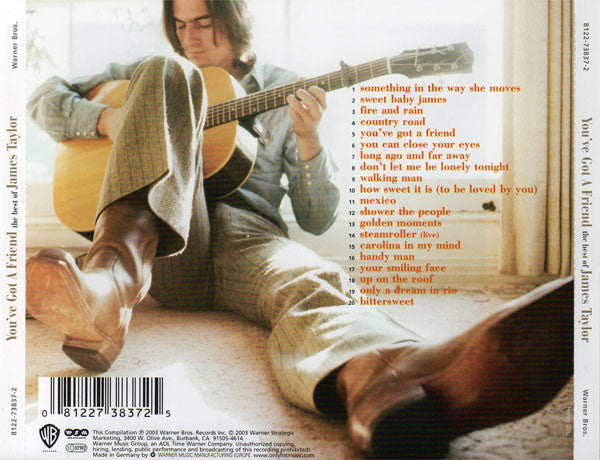 James Taylor (2) – The Best Of James Taylor (Used) (Mint Condition) CD