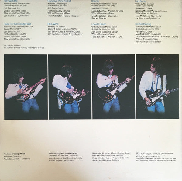 Jeff Beck – Wired (Used) (Mint Condition) Vinyl