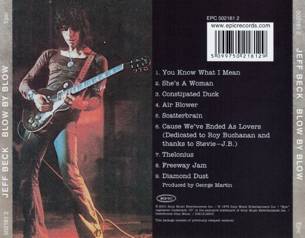 Jeff Beck – Blow By Blow (Used) (Mint Condition) CD