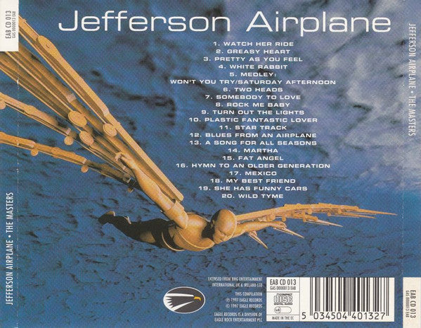 Jefferson Airplane – The Masters (Used) (Mint Condition) CD