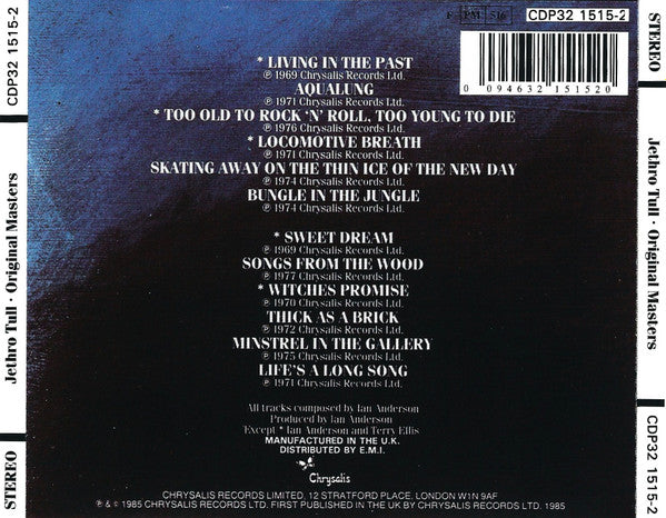 Jethro Tull – Original Masters (Used) (Mint Condition) CD