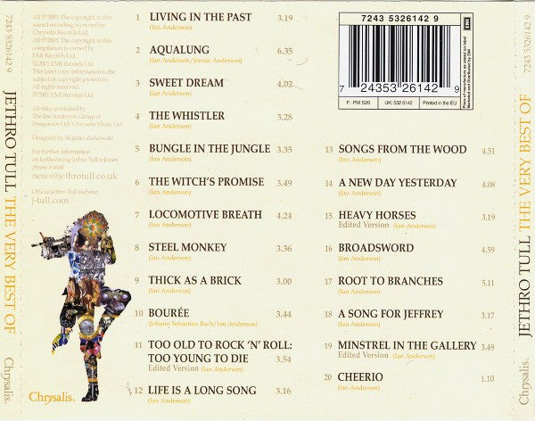 Jethro Tull – The Very Best Of (Used) (Mint Condition) CD