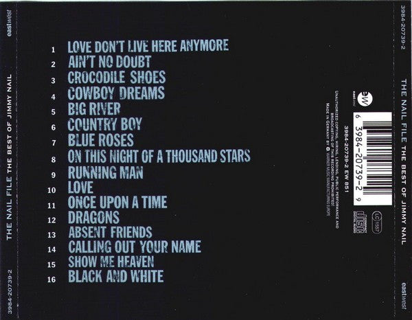 Jimmy Nail – The Nail File: The Best Of Jimmy Nail (Used) (Mint Condition) CD