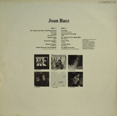 Joan Baez – Greatest Hits (Used) (Mint Condition)