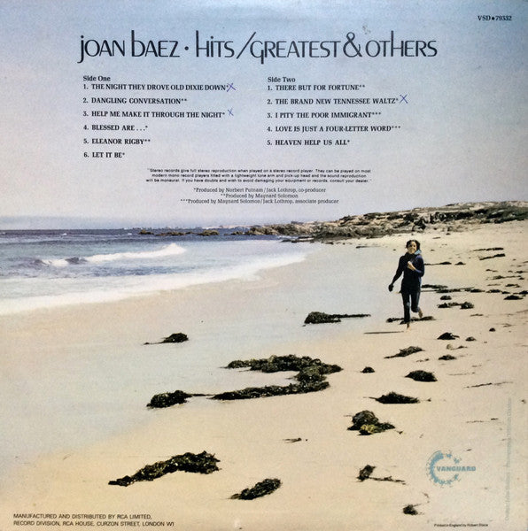 Joan Baez - Hits/Greatest & Others (Used) (Mint Condition)  Vinyl