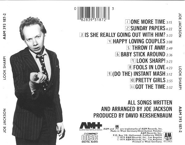 Joe Jackson - Look Sharp! (Used) (Mint Condition) CD