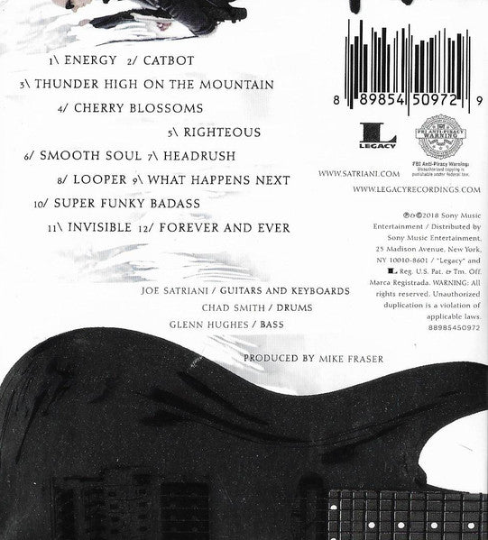Joe Satriani – What Happens Next (Used) (Mint Condition) CD