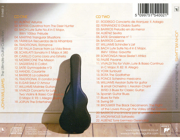 John Williams (7) – The Ultimate Guitar Collection 2 Discs (Used) (Mint Condition) CD