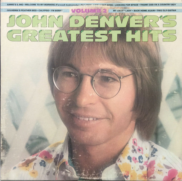 John Denver - John Denver's Greatest Hits, Volume 2 (Used) (Mint Condition)  Vinyl