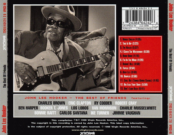 John Lee Hooker – The Best Of Friends (Used) (Mint Condition) CD