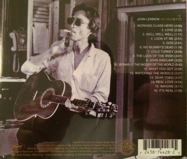 John Lennon – Acoustic (Used) (Mint Condition) CD