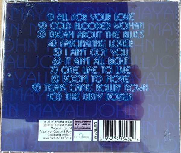 John Mayall – Blue For You (Used) (Mint Condition) CD