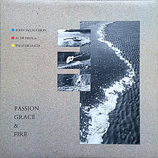 John McLaughlin, Al Di Meola, Paco De Lucía – Passion, Grace & Fire (Used) (Mint Condition) Vinyl