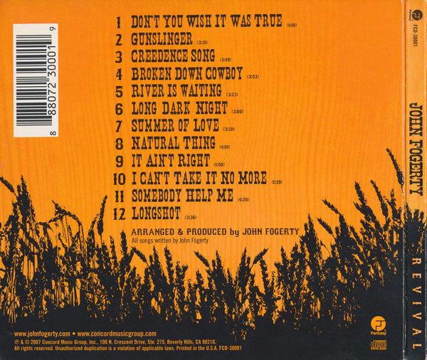 John Fogerty – Revival (Used) (Mint Condition) CD