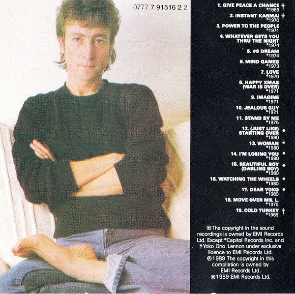 John Lennon - The John Lennon Collection (Used) (Mint Condition)