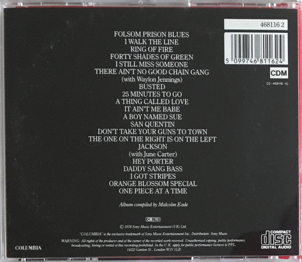 Johnny Cash – Itchy Feet - 20 Foot-Tappin' Greats (Used) (Mint Condition) CD
